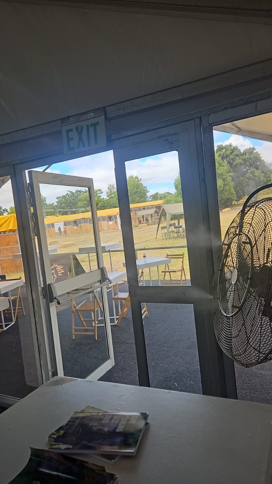 Misting Fans at Events