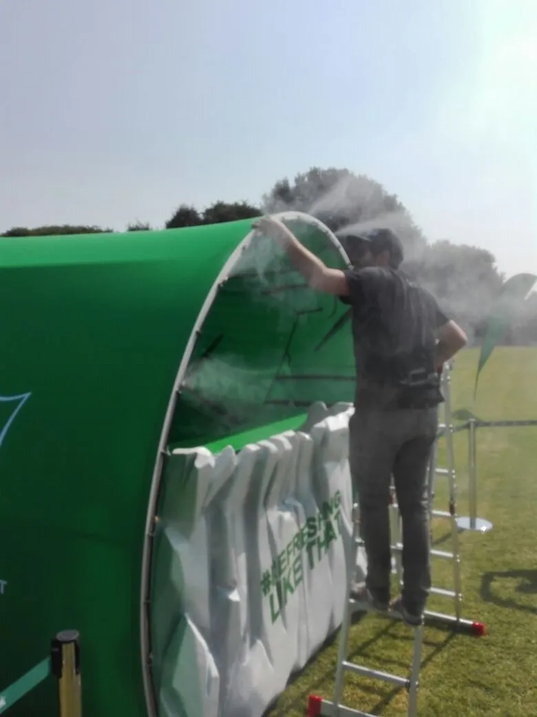 Innovative Branding with Misting