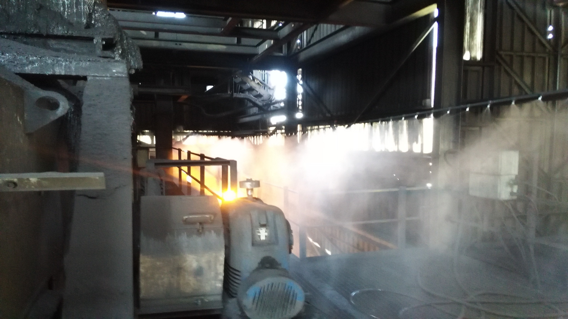 Conveyor and transfer point dust suppression misting system South Africa
