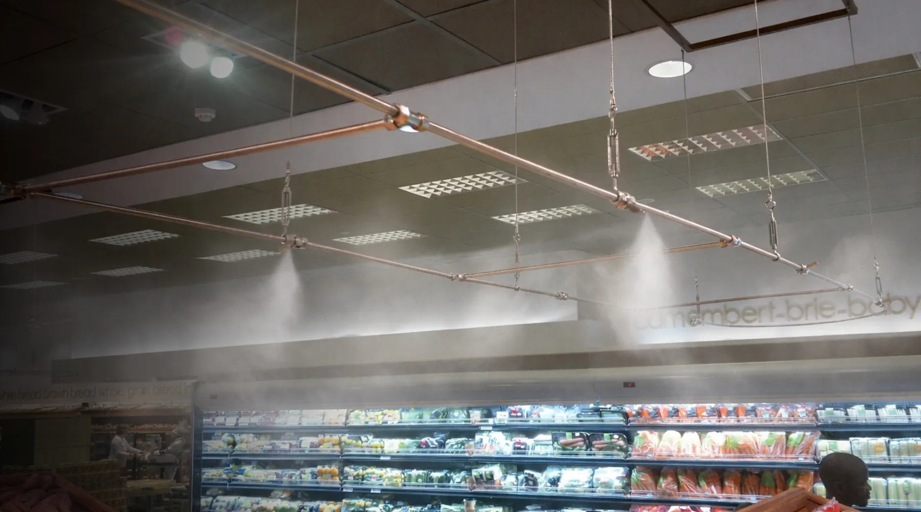 Retail supermarket outdoor cooling misting system South Africa