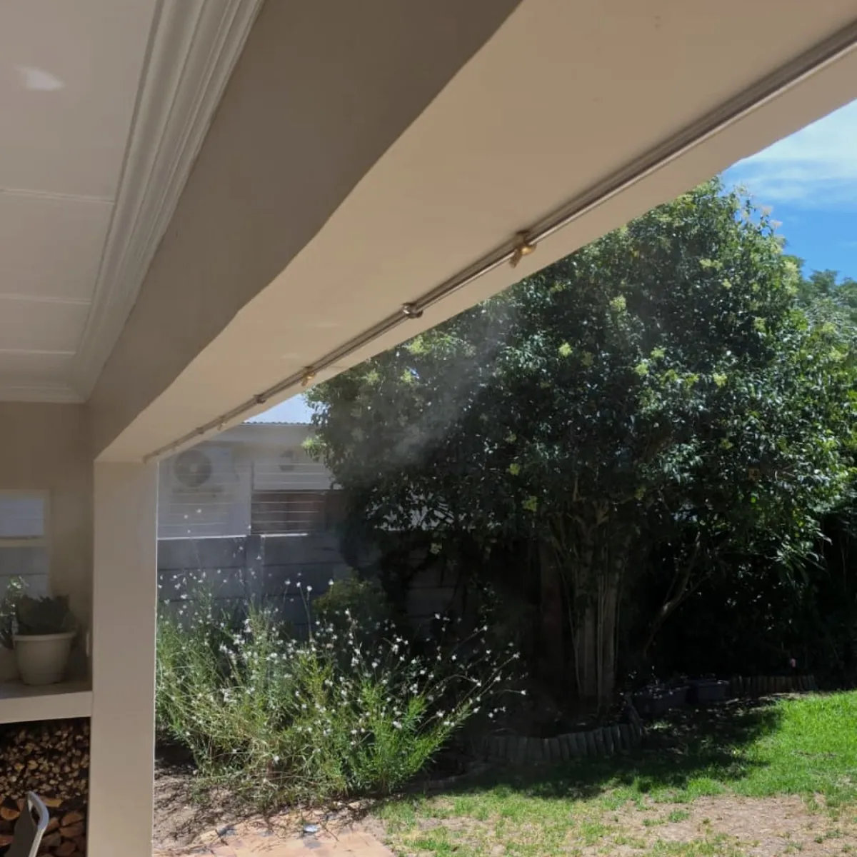 Mid-pressure misting system home patio installation South Africa