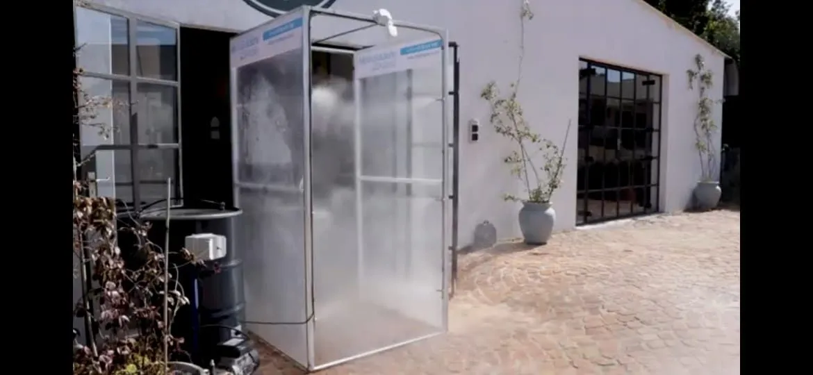 Sanitisation with Poly Misting